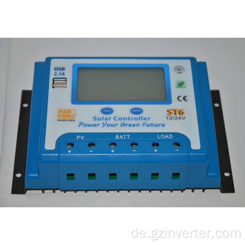 Tragbarer 10A Automatischer Switch PWM Solar Ladegerät Controller